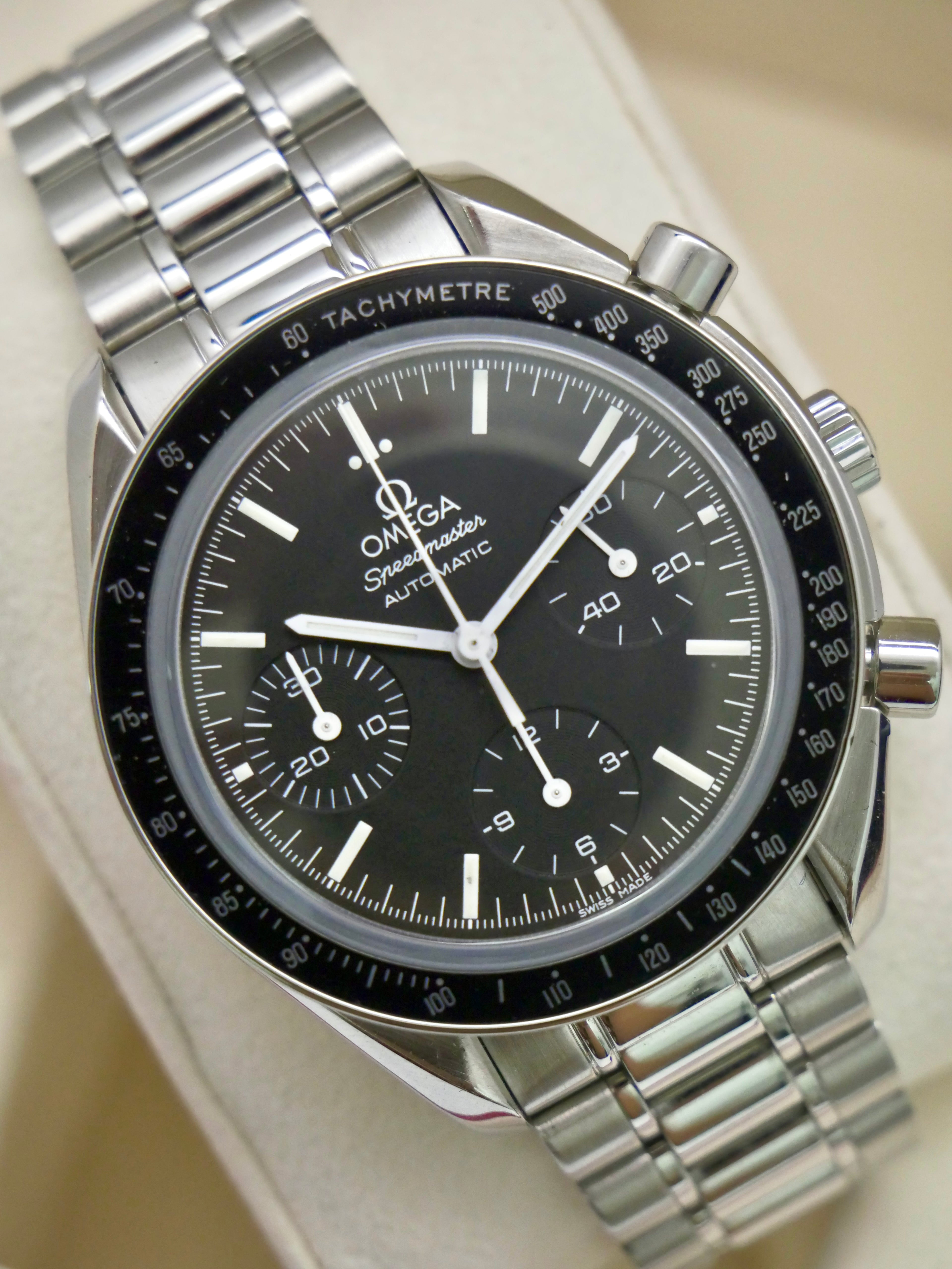 Omega Speedmaster Reduced Safira